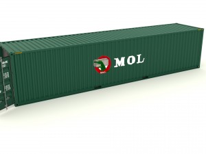 shipping container mol 3D मॉडल