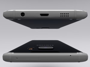 samsung galaxy s7 black 3D Model