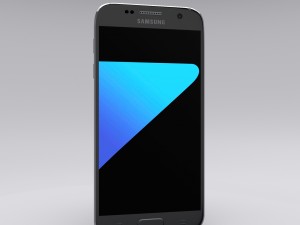 samsung galaxy s7 black 3D Model