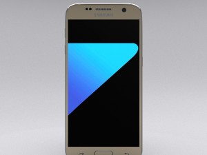 samsung galaxy s7 gold Modelo 3D