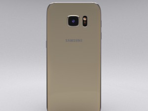 samsung galaxy s7 gold Modelo 3D