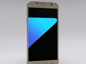 samsung galaxy s7 gold Modelo 3D