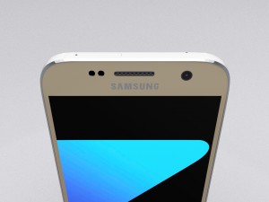 samsung galaxy s7 gold Modelo 3D