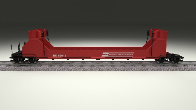 red train well car Modello 3D .c4d .max .obj .3ds .fbx .stl .blend 