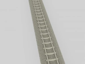 train track 3D Model