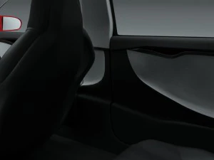 tesla model s with chassis-interior hdri 3D Model