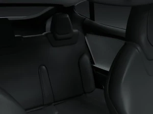 tesla model s dengan sasis-interior hdri Model 3D
