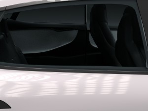 tesla model s with chassis-interior hdri 3D 모델