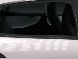 tesla model s dengan sasis-interior hdri Model 3D