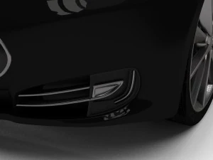 tesla modelo s com interior hdri Modelo 3D