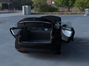 tesla model s with interior hdri 3D मॉडल
