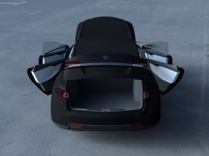 tesla model s with interior hdri 3D मॉडल