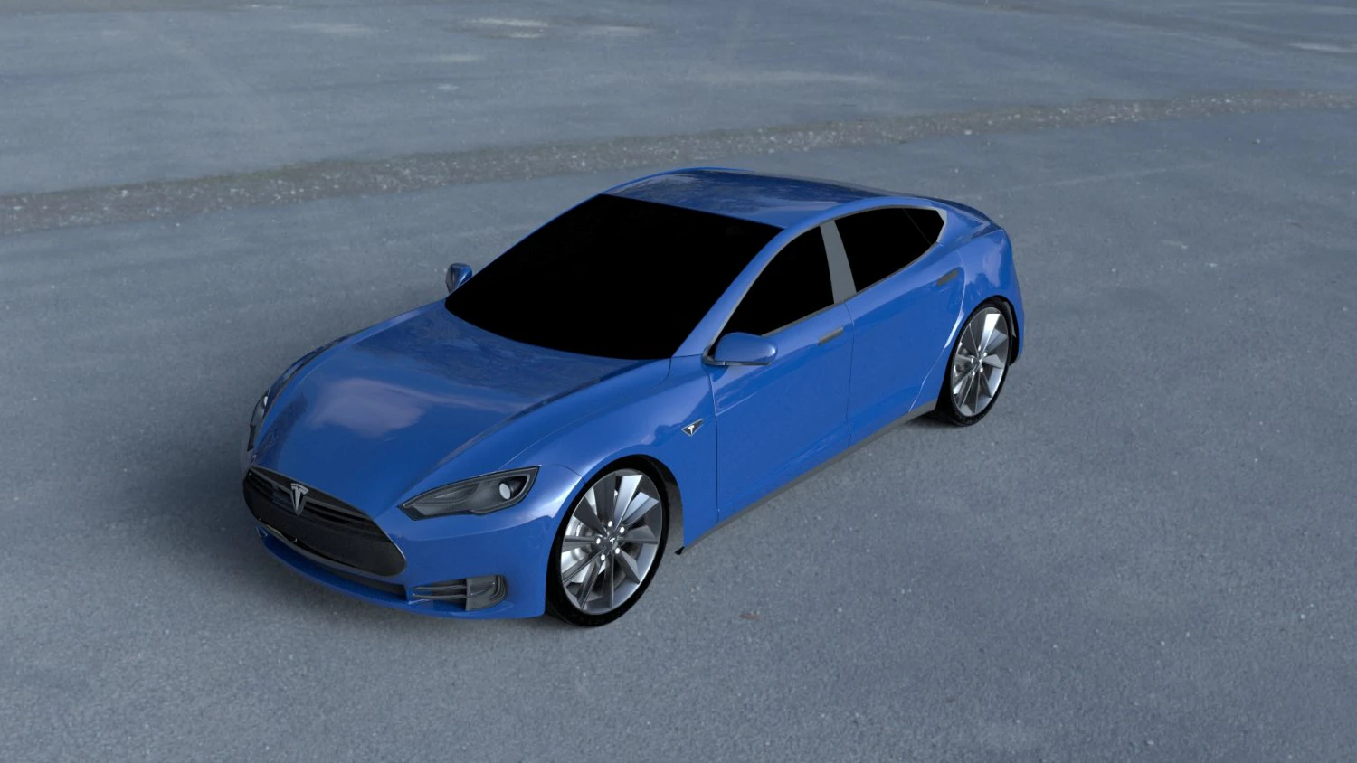 tesla model s p85 hdri 3D Model .c4d .max .obj .3ds .fbx .stl .blend 