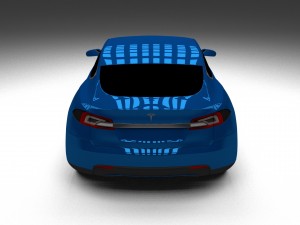 tesla model s p85 hdri 3D Model