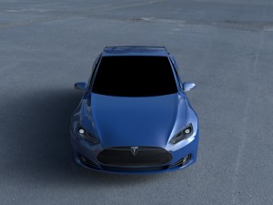 tesla model s p85 hdri 3D Model