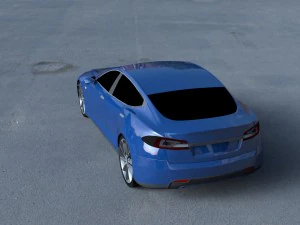 tesla model s p85 hdri 3D Model