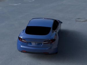tesla model s p85 hdri 3D Model