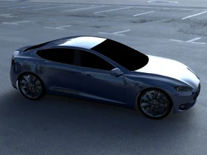 tesla model s p85 hdri 3D Model