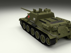 su 100 interior-engine bay full 3D 모델