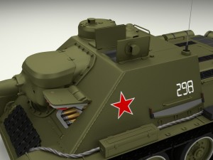 su 100 interior-engine bay full 3D 모델