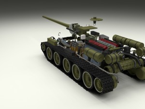 su 100 interior-engine bay full 3D 모델