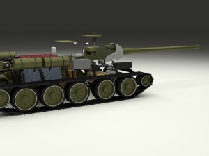 su 100 interior-engine bay full 3D 모델