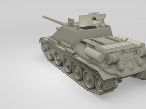su 100 interior-engine bay full 3D 모델