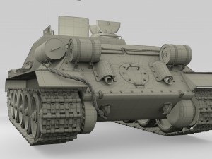 su 100 interior-engine bay full 3D 모델