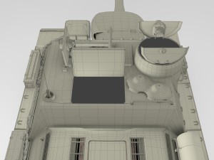 su 100 interior-engine bay full 3D 모델