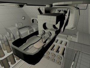 su 100 interior-engine bay full 3D 모델