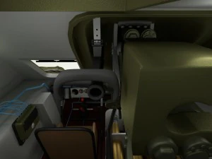 su 100 interior-engine bay full camo 3D Model