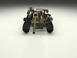 su 100 interior-engine bay full camo 3D Model