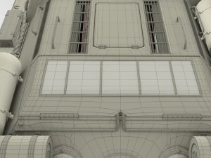 su 100 interior-engine bay full camo 3D Model