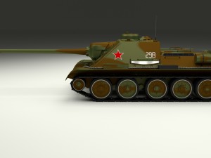 su 100 tank destroyer camo 3D 모델