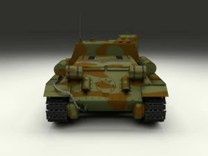 su 100 tank destroyer camo 3D Model