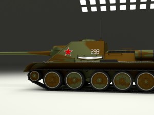 su 100 tank destroyer camo 3D 모델