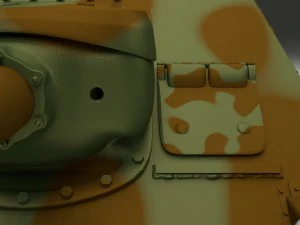 su 100 tank destroyer camo 3D Model