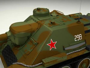 su 100 tank destroyer camo 3D Model