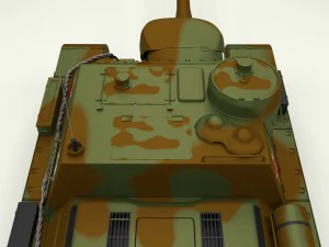 su 100 tank destroyer camo 3D Model