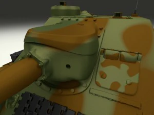 su 100 tank destroyer camo 3D Model