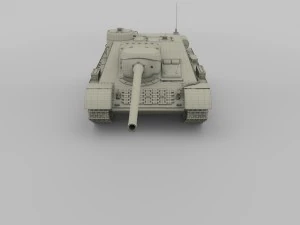 su 100 tank destroyer camo 3D Model