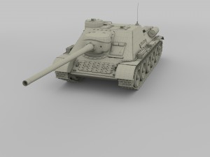 su 100 tank destroyer camo 3D 모델