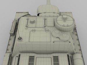 su 100 tank destroyer camo 3D 모델