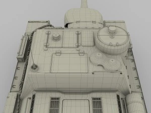 su 100 tank destroyer camo 3D Model
