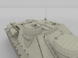 su 100 tank destroyer camo 3D Model