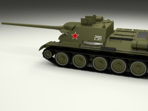su 100 with interior camo Model 3D