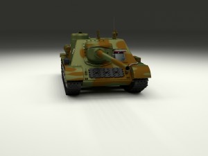 su 100 with interior camo Model 3D