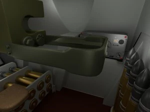 su 100 with interior camo 3D Model
