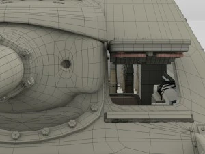 su 100 with interior camo 3D Model