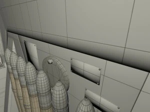 su 100 with interior camo 3D Model